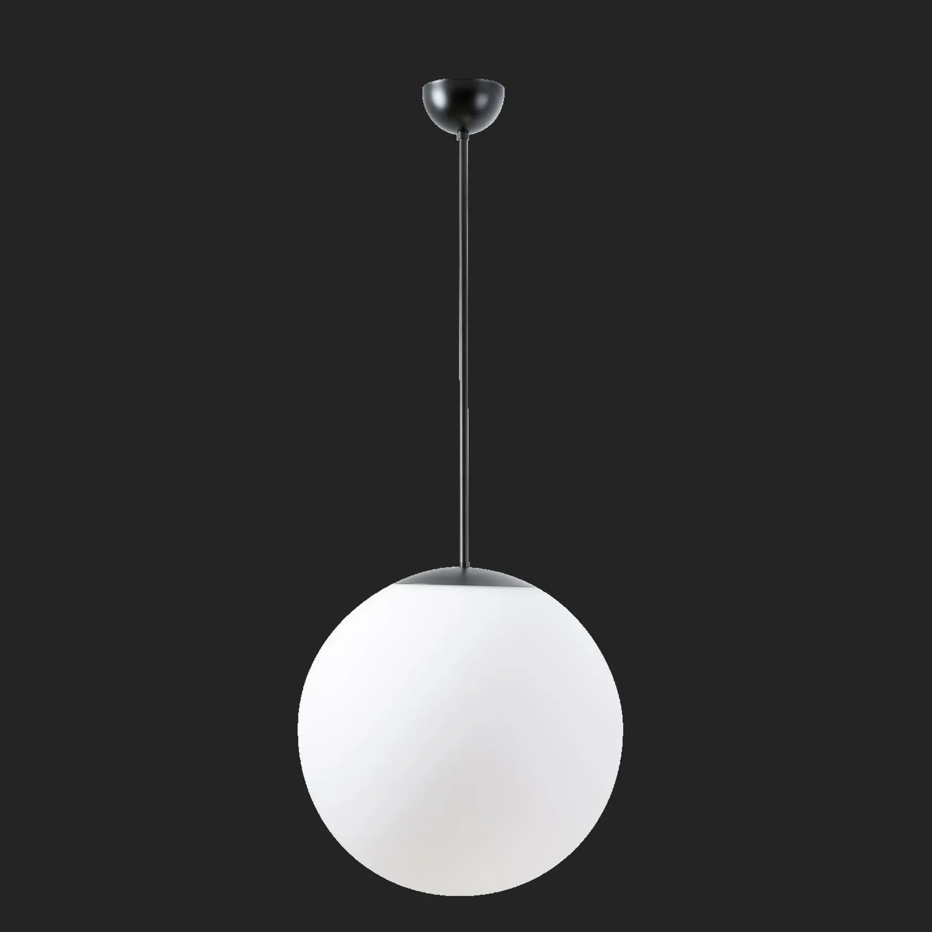 OSMONT ISI64434 ISIS P3 PM-M závěsné plastové svítidlo černá / bílá IP40 3000 K 27W LED nouzové kombinované 1 h