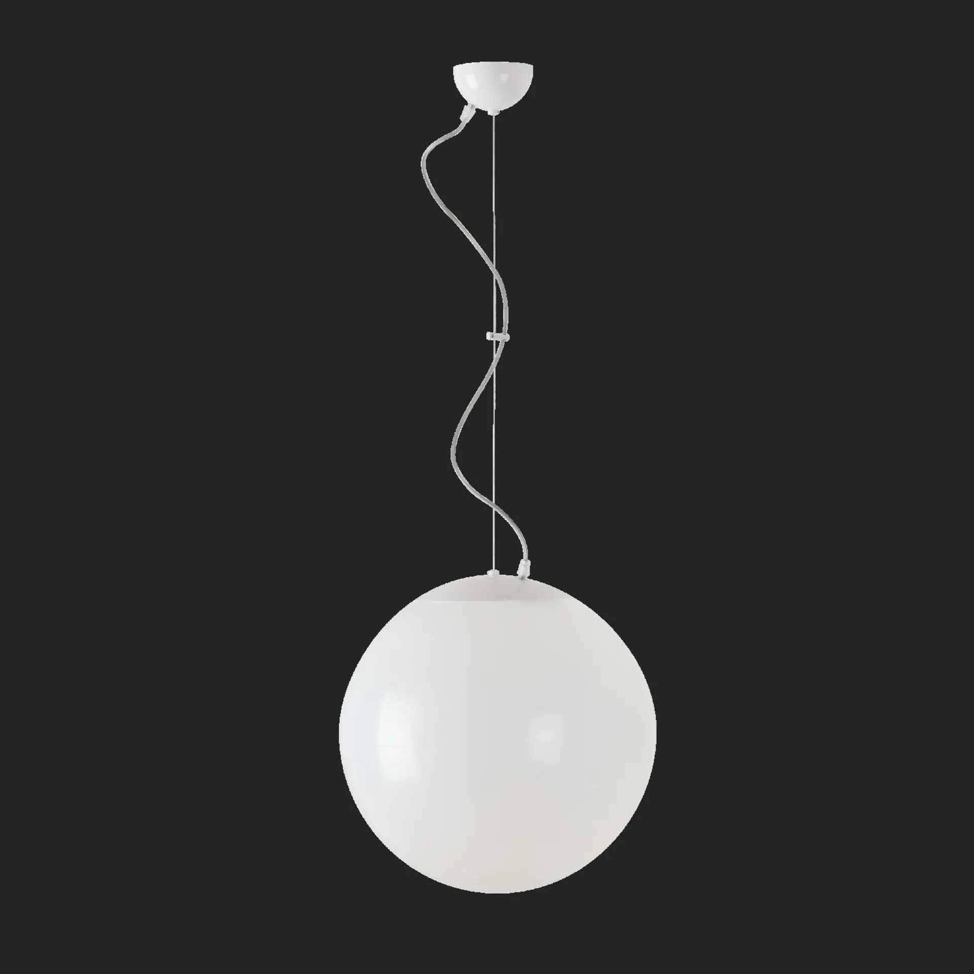 OSMONT ISI64699 ISIS L3 PM závěsné plastové svítidlo bílá IP40 4000 K 27W LED nouzové kombinované 1 h