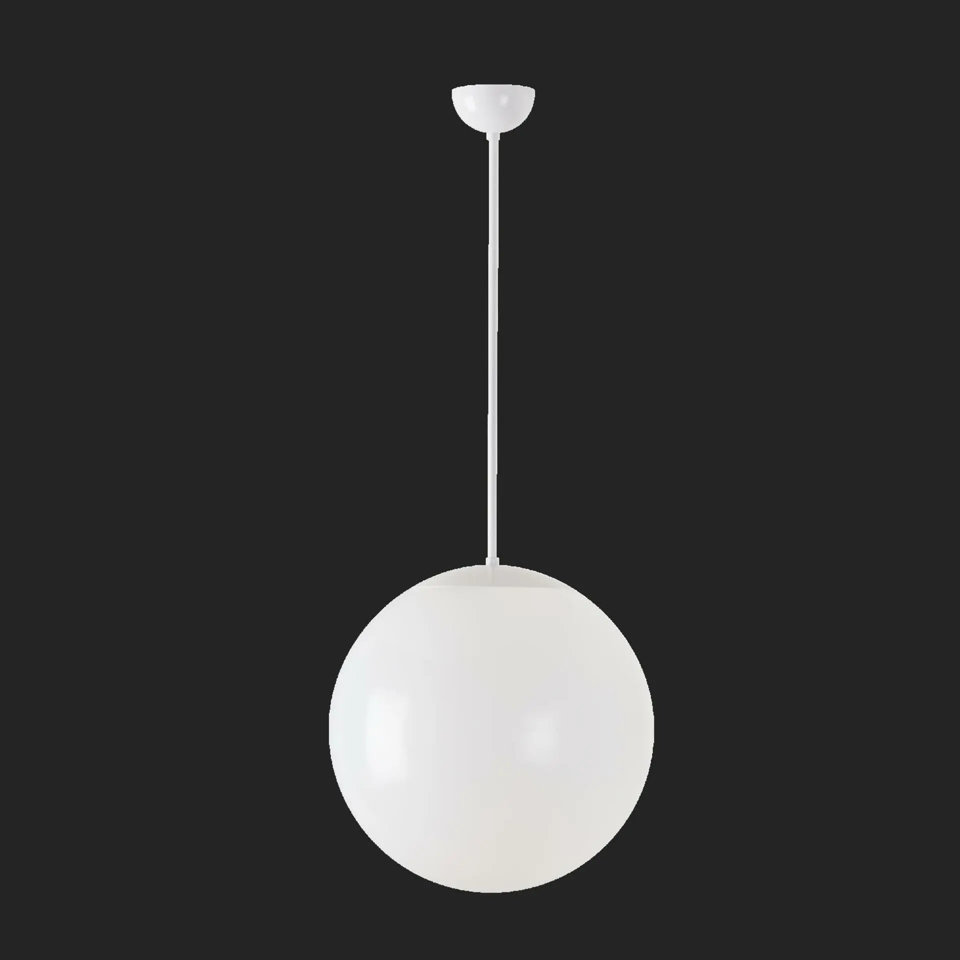 OSMONT ISI64807 ISIS S3 PM závěsné plastové svítidlo bílá IP40 4000 K 27W LED nouzové kombinované 1 h