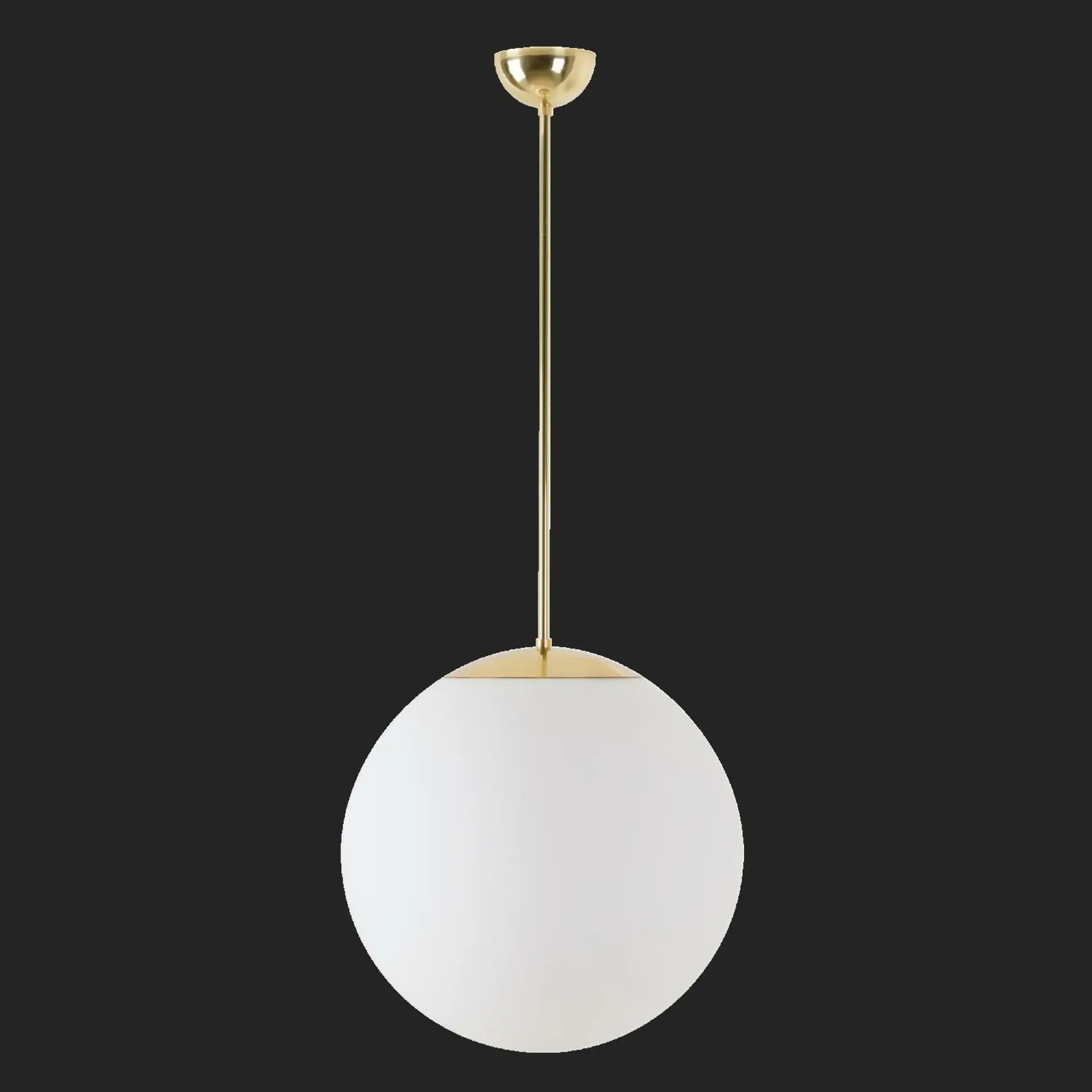 OSMONT ISI64947 ISIS P3 PM-M závěsné plastové svítidlo mosaz leštěná / bílá IP40 4000 K 27W LED nouzové kombinované 1 h