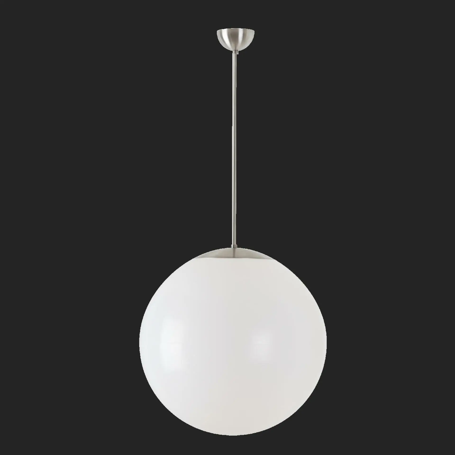 OS ISI66157 ISIS P4 závěsné plastové svítidlo nerez broušená / bílá IP40 3000 K 41W LED nouzové kombinované 3 h (původní kód OS 66157) - OSMONT