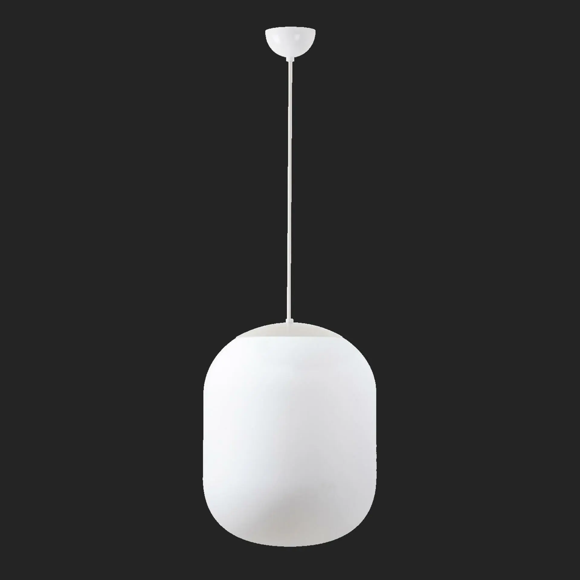 OSMONT TAN66953 TANIA P2 závěsné skleněné svítidlo bílá IP40 4000 K 41W LED nouzové kombinované 3 h