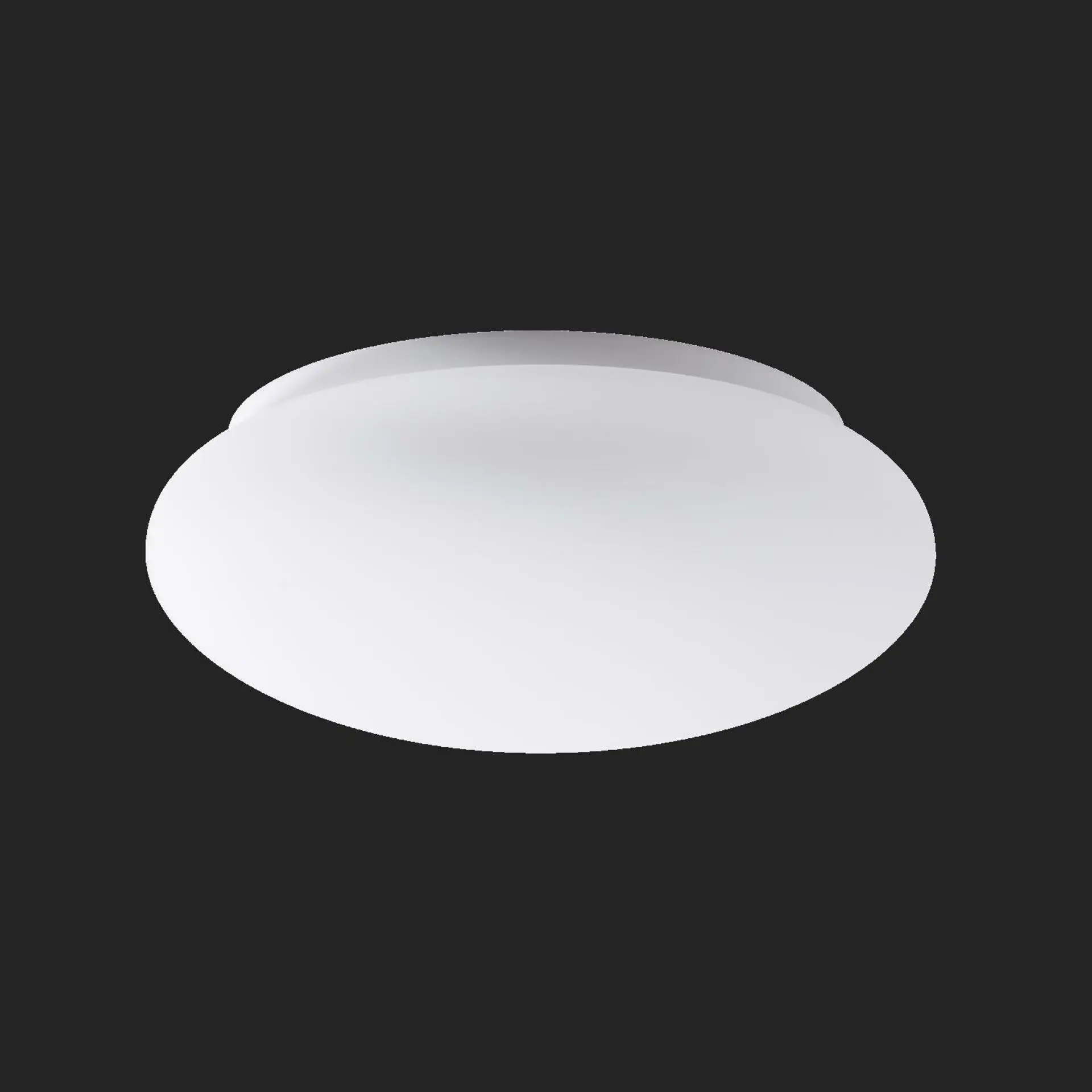 OSMONT ARA67080 ARAKIS 2 stropní/nástěnné skleněné svítidlo bílá IP43 3000 K 19W LED nouzové kombinované 3 h