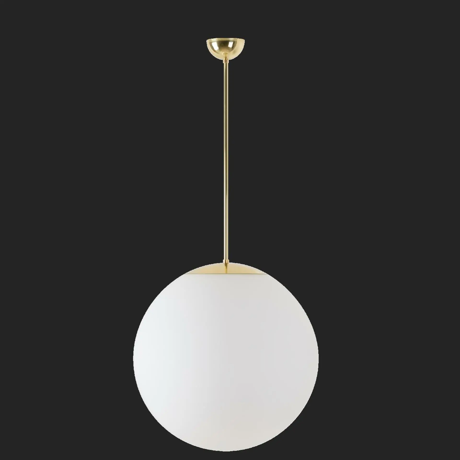 OSMONT ISI70041 ISIS P4 PM-M závěsné plastové svítidlo mosaz leštěná / bílá IP40 3000 K 41W LED nouzové kombinované 3 h
