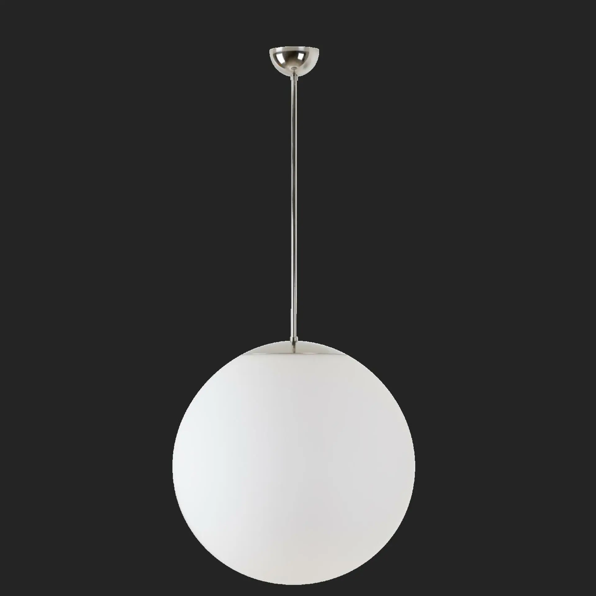 OSMONT ISI70056 ISIS P4 PM-M závěsné plastové svítidlo nerez leštěná / bílá IP40 3000 K 41W LED nouzové kombinované 3 h