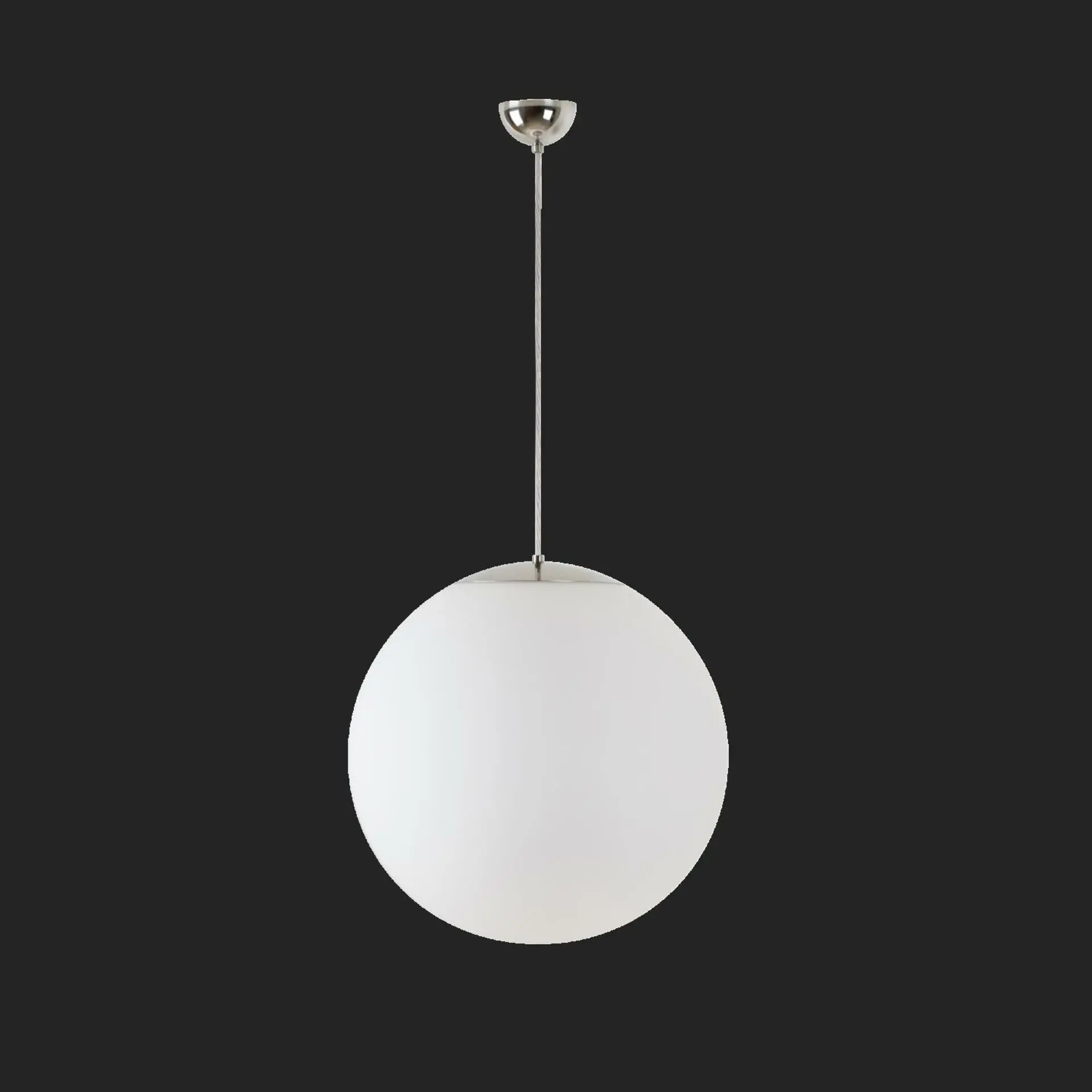 OSMONT ISI70831 ISIS S4 PM-M závěsné plastové svítidlo nerez leštěná / bílá IP40 4000 K 41W LED nouzové kombinované 3 h