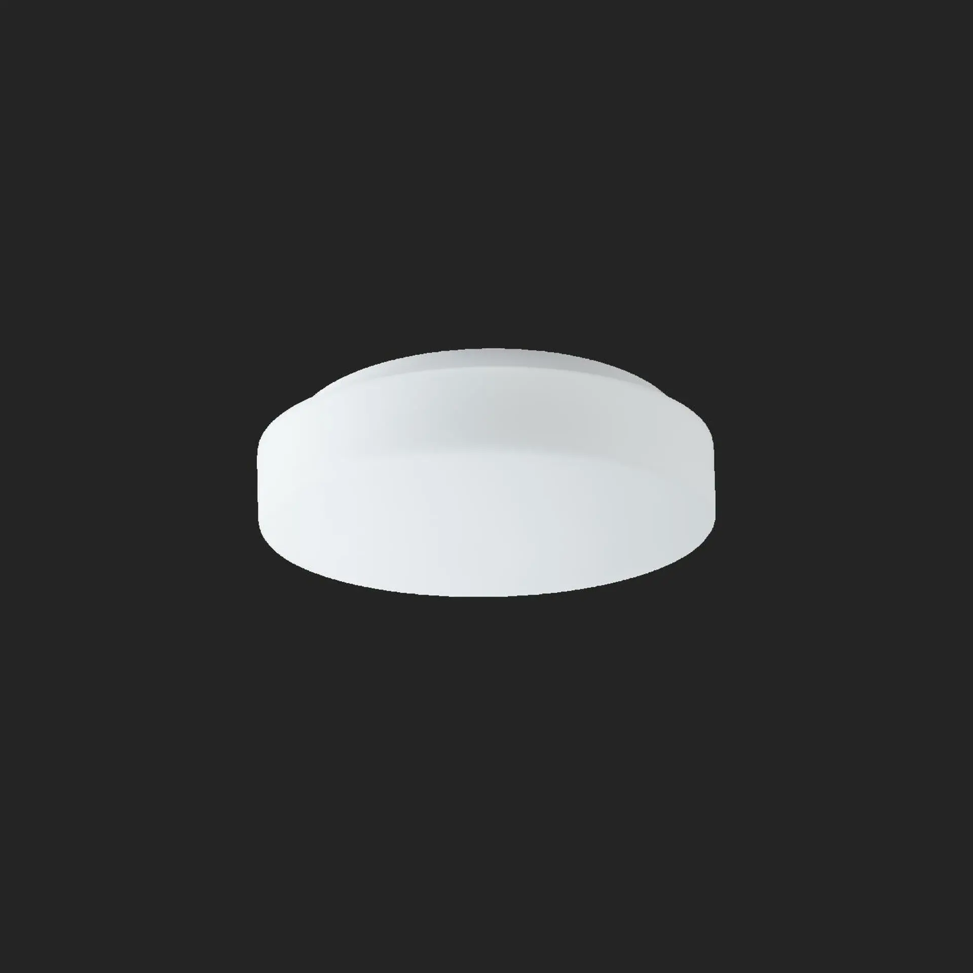 OSMONT EDN71507 EDNA 2 stropní/nástěnné skleněné svítidlo bílá IP43 4000 K 11W LED nouzové kombinované 3 h