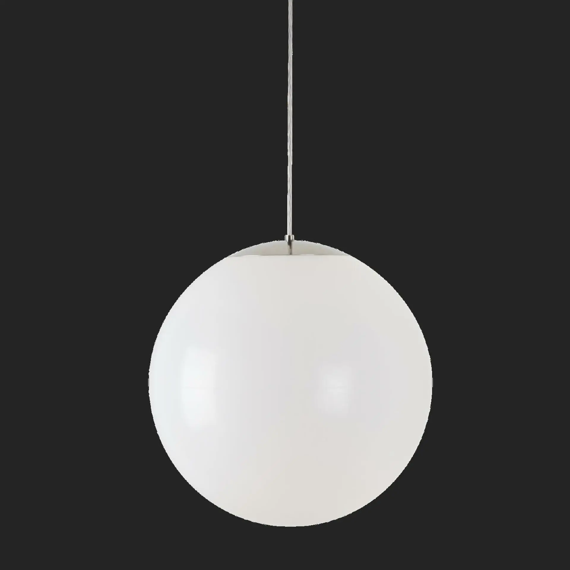 OSMONT ISI72243 ISIS S4 PM HP závěsné plastové svítidlo nerez leštěná / bílá IP40 3000 K 58W LED nouzové kombinované 3 h