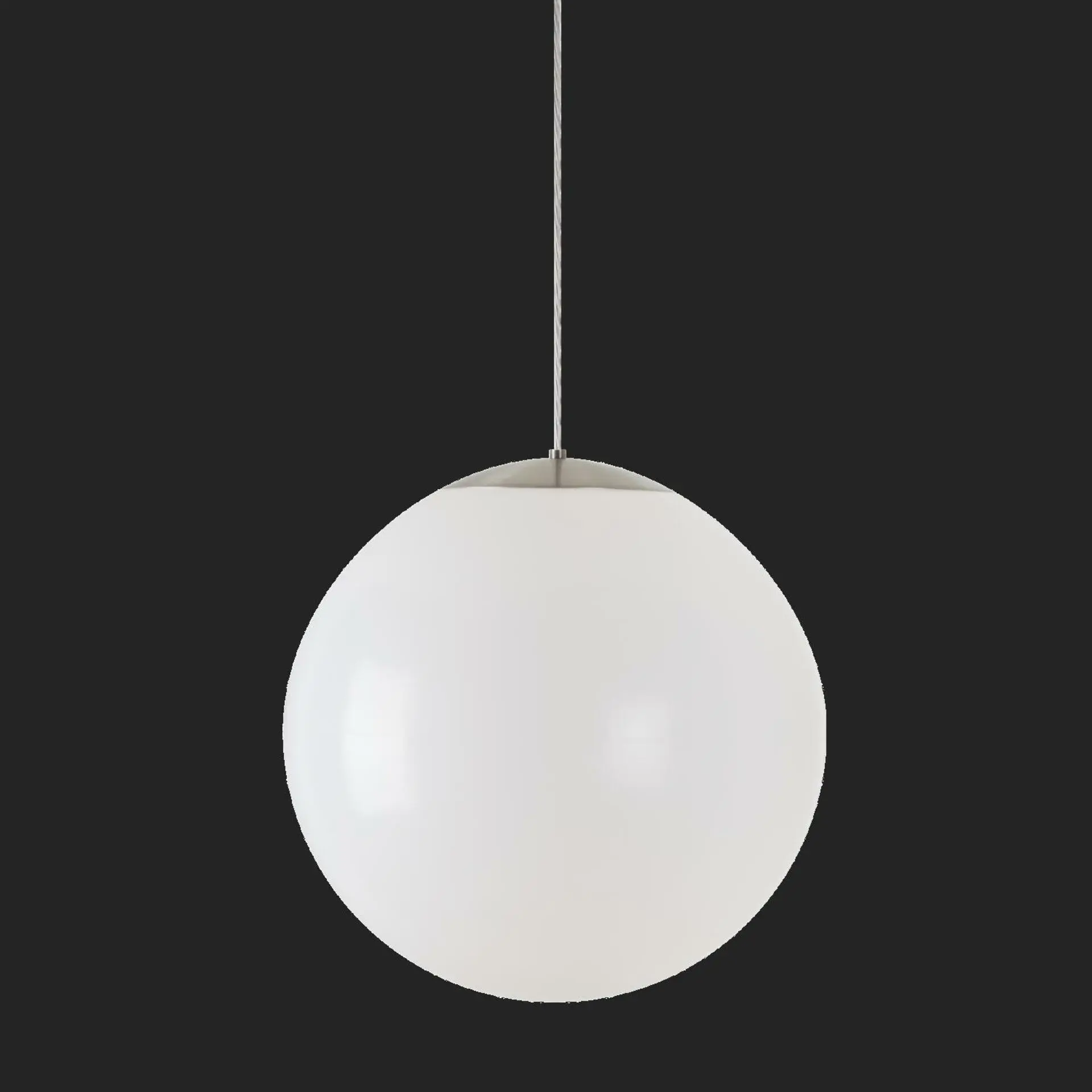 OSMONT ISI72244 ISIS S4 PM HP závěsné plastové svítidlo nerez broušená / bílá IP40 3000 K 58W LED nouzové kombinované 3 h