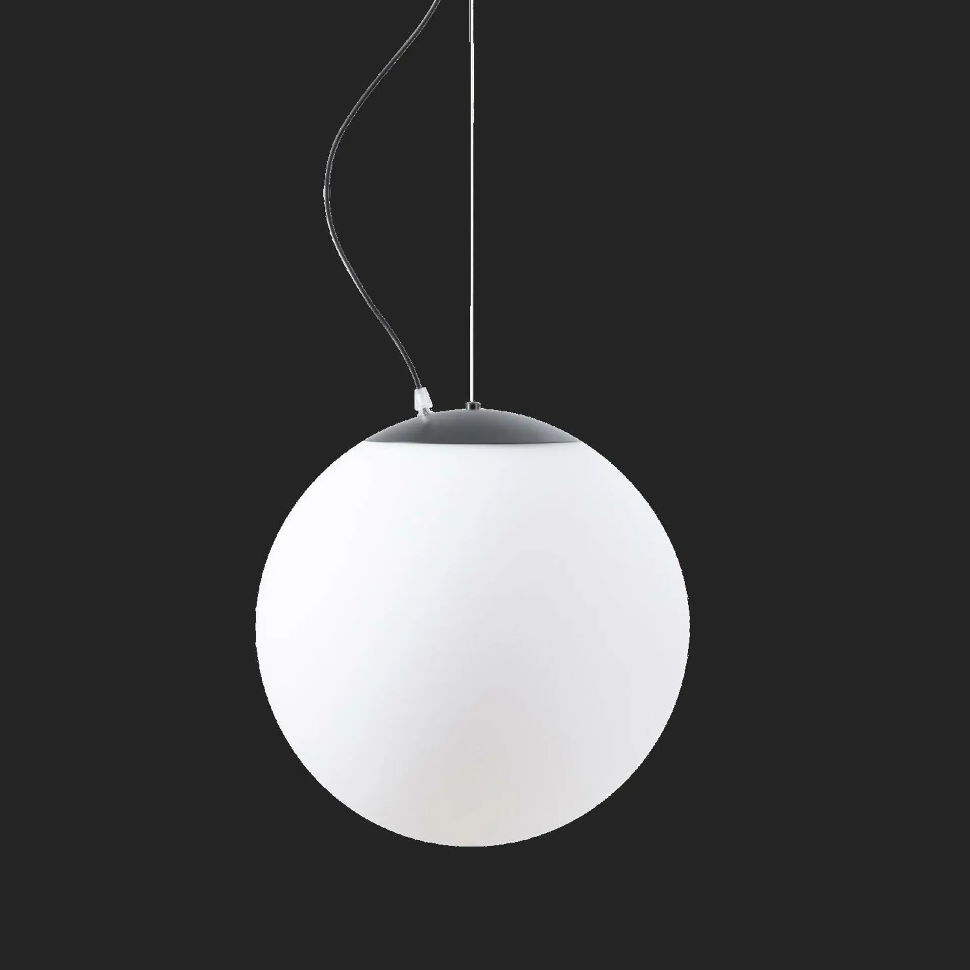 OSMONT ISI72247 ISIS L3 PM-M HP závěsné plastové svítidlo černá / bílá IP40 3000 K 52W LED nouzové kombinované 3 h
