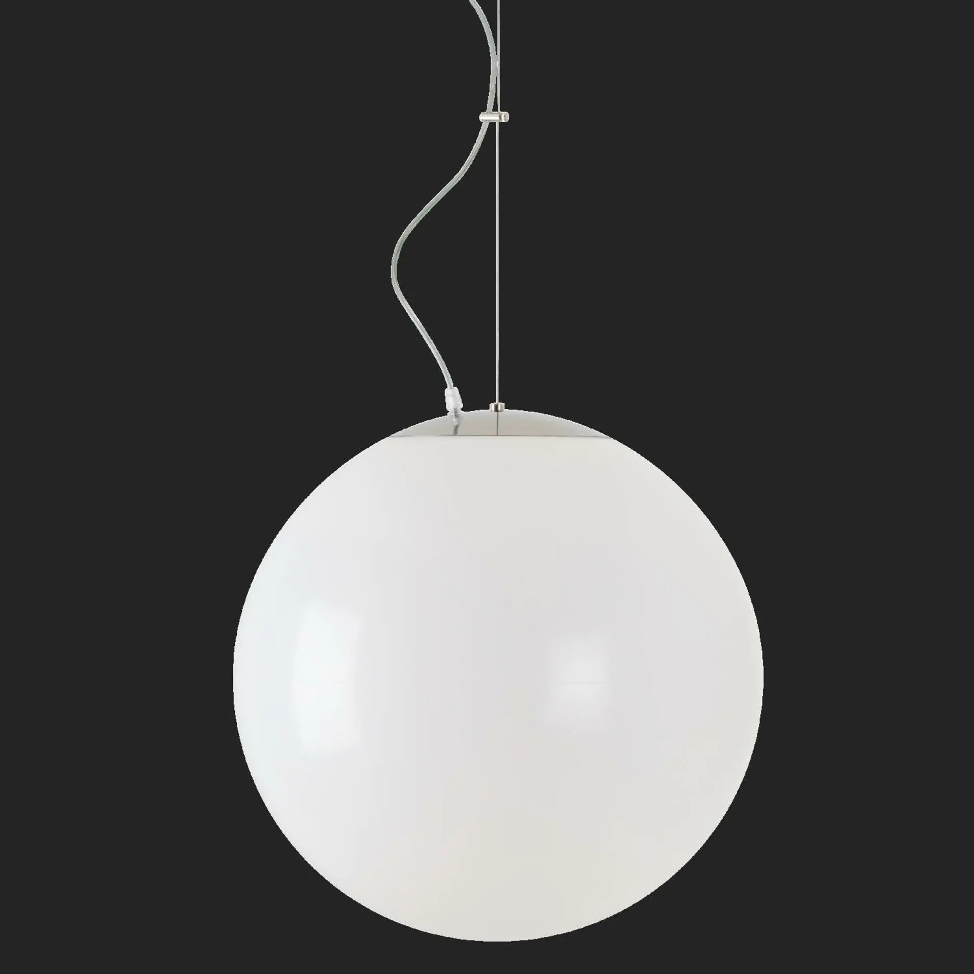 OSMONT ISI72731 ISIS L4 PM HP závěsné plastové svítidlo nerez leštěná / bílá IP40 4000 K 58W LED nouzové kombinované 3 h
