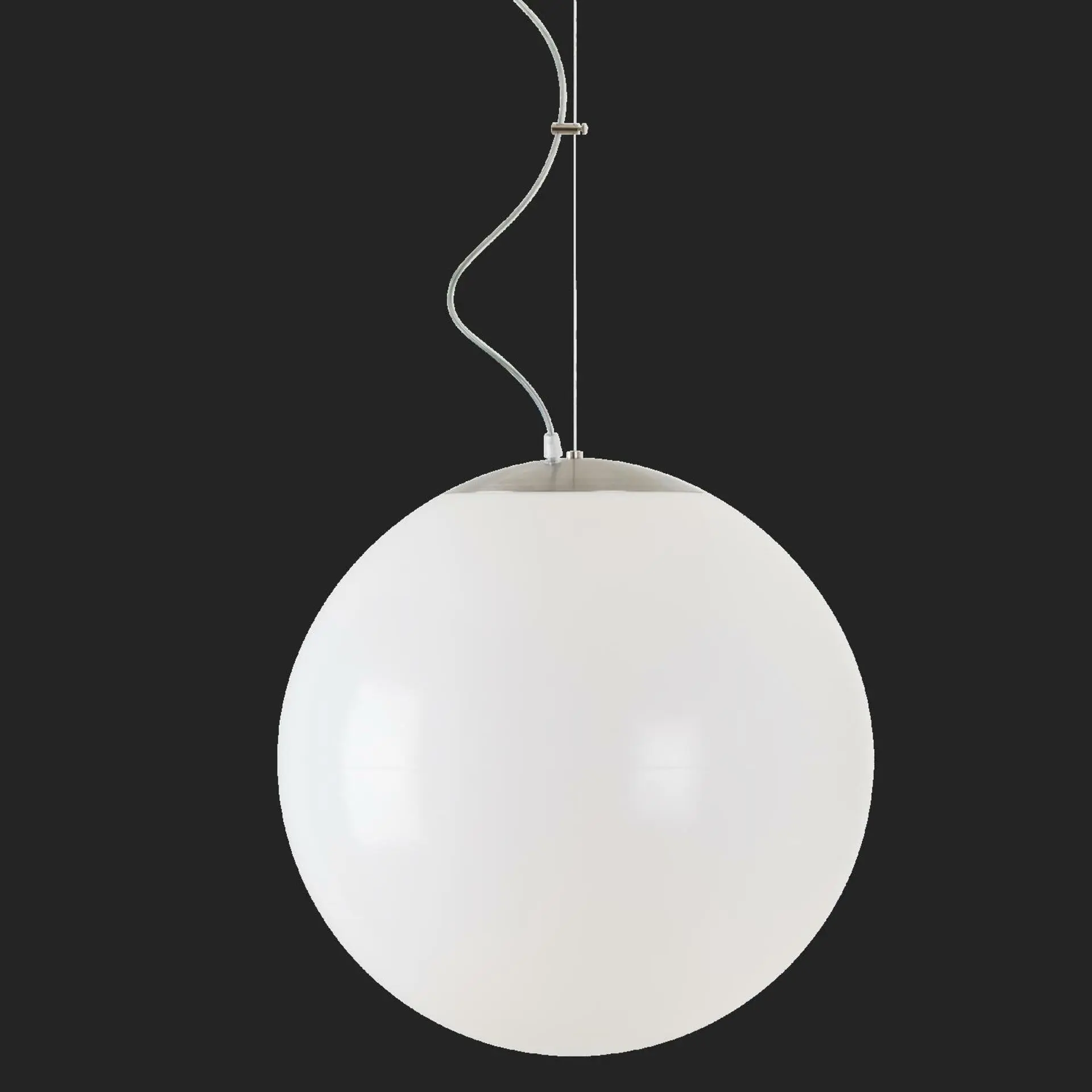 OSMONT ISI72733 ISIS L4 PM HP závěsné plastové svítidlo nerez broušená / bílá IP40 4000 K 58W LED nouzové kombinované 3 h