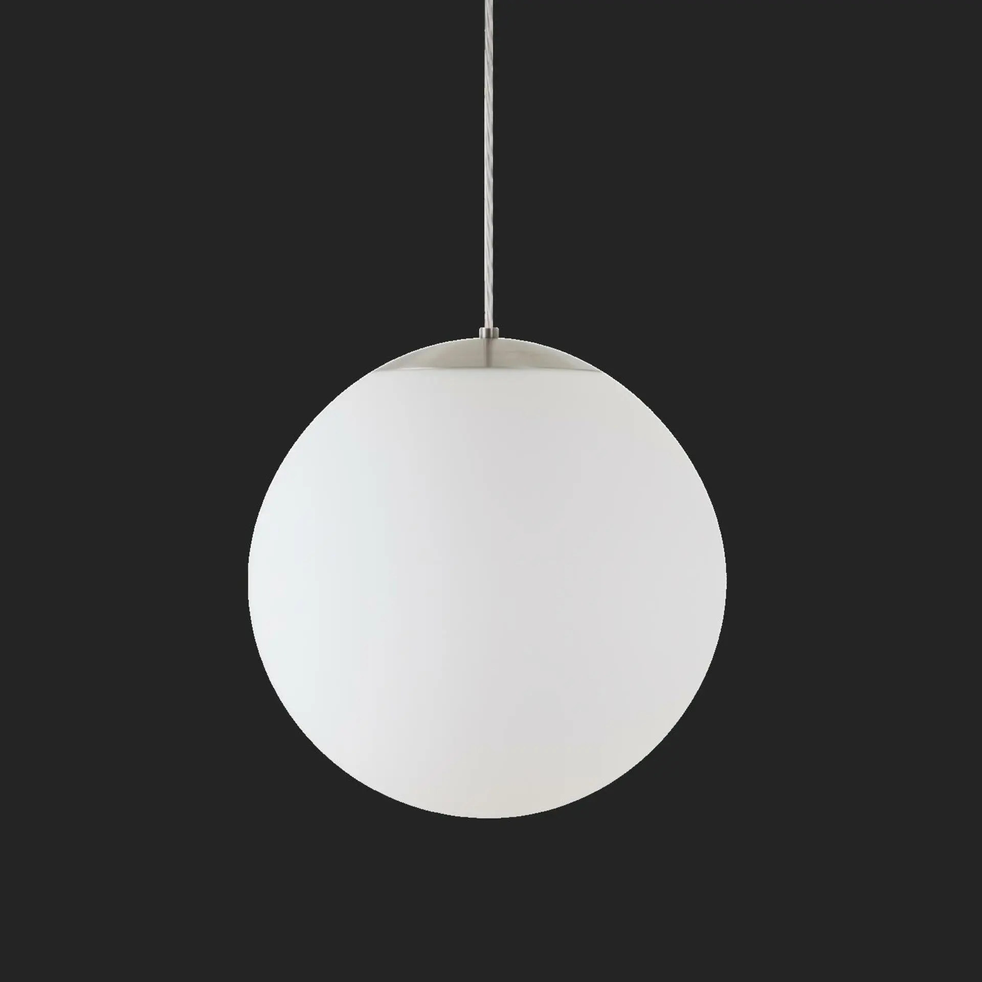 OSMONT ISI72769 ISIS S3 PM-M HP závěsné plastové svítidlo nerez broušená / bílá IP40 4000 K 52W LED nouzové kombinované 3 h