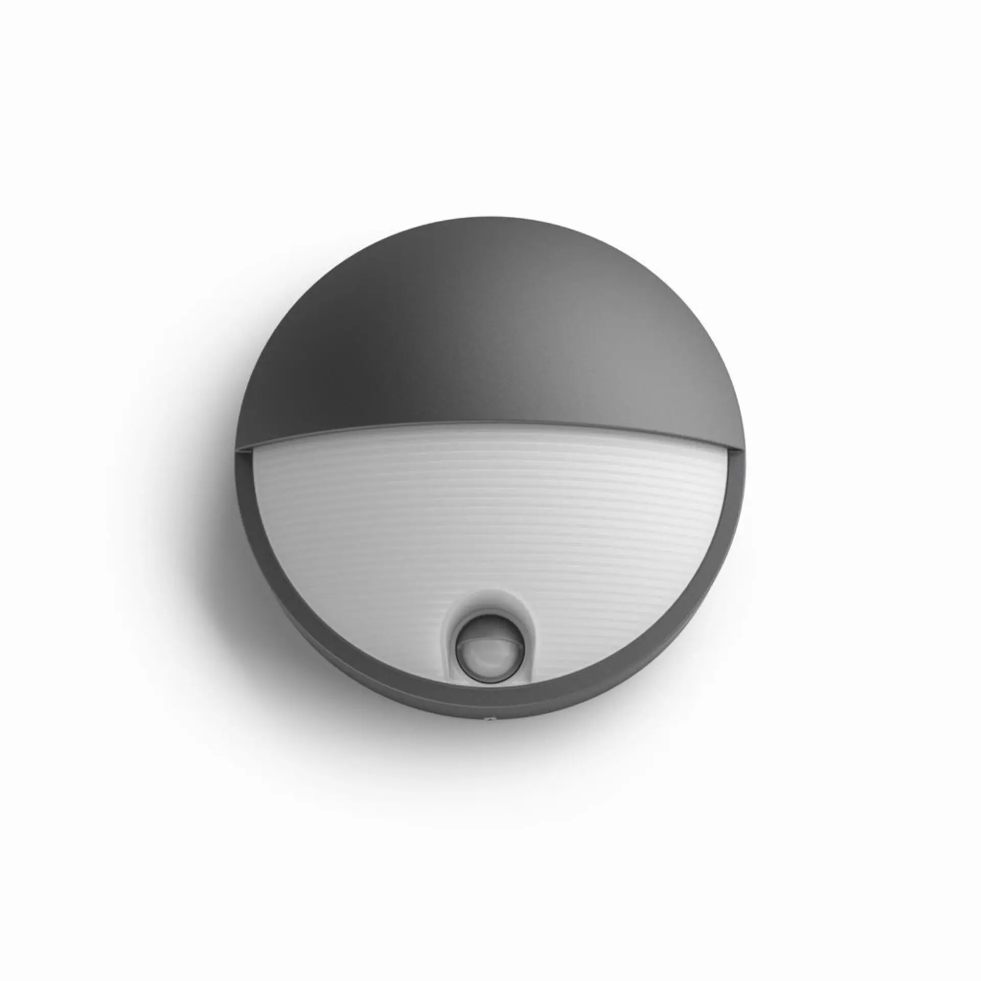 Philips myGarden - Nástěnné venkovní LED svítidlo, průměr 21 cm, 2700 K, 6 W, se senzorem, antracit 915005193001