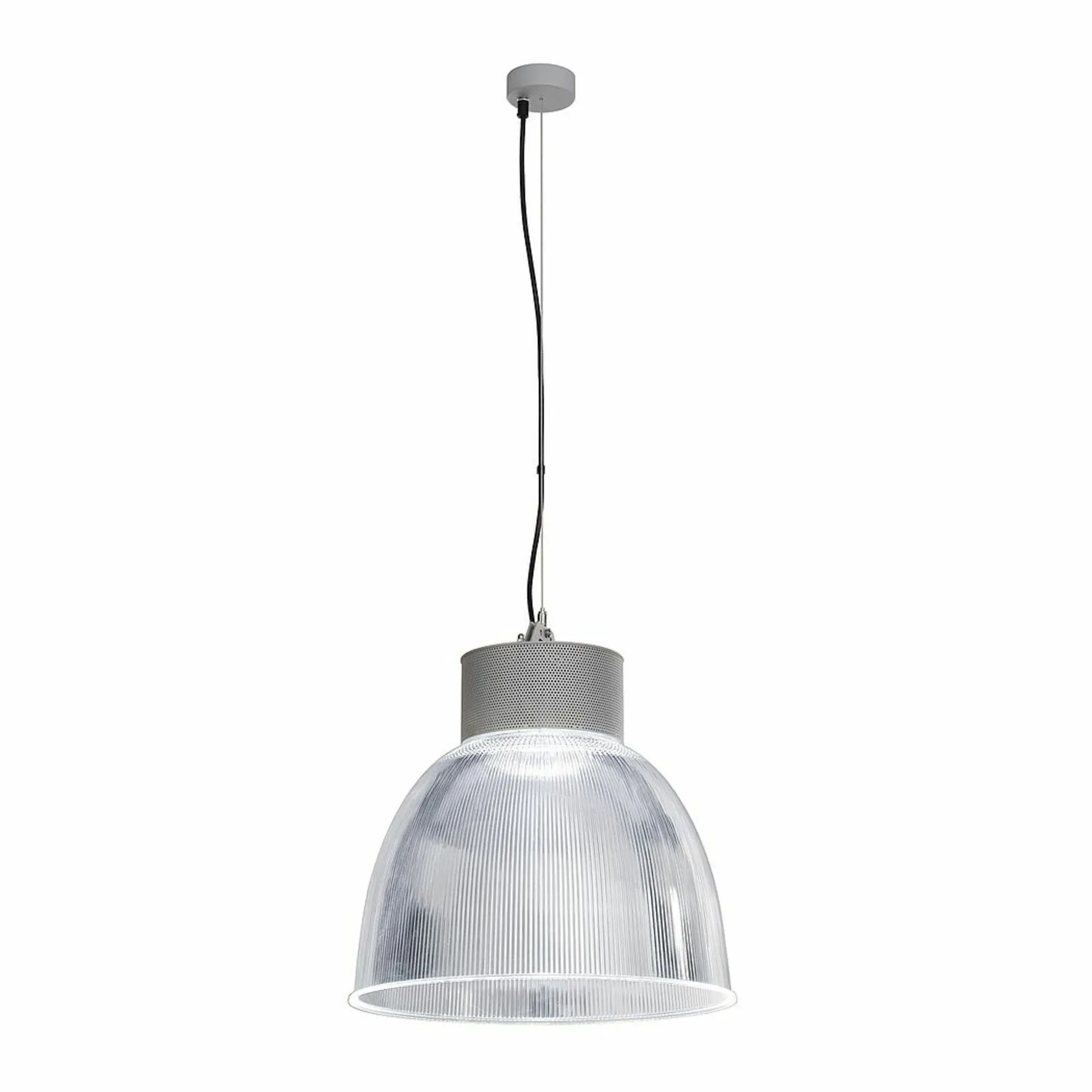 VÝPRODEJ VZORKU BIG WHITE SLV PARA MULTI, závěsné svítidlo, LED, 4000K, stříbrošedé, vč. Philips DLMi modulu 27 W 165221