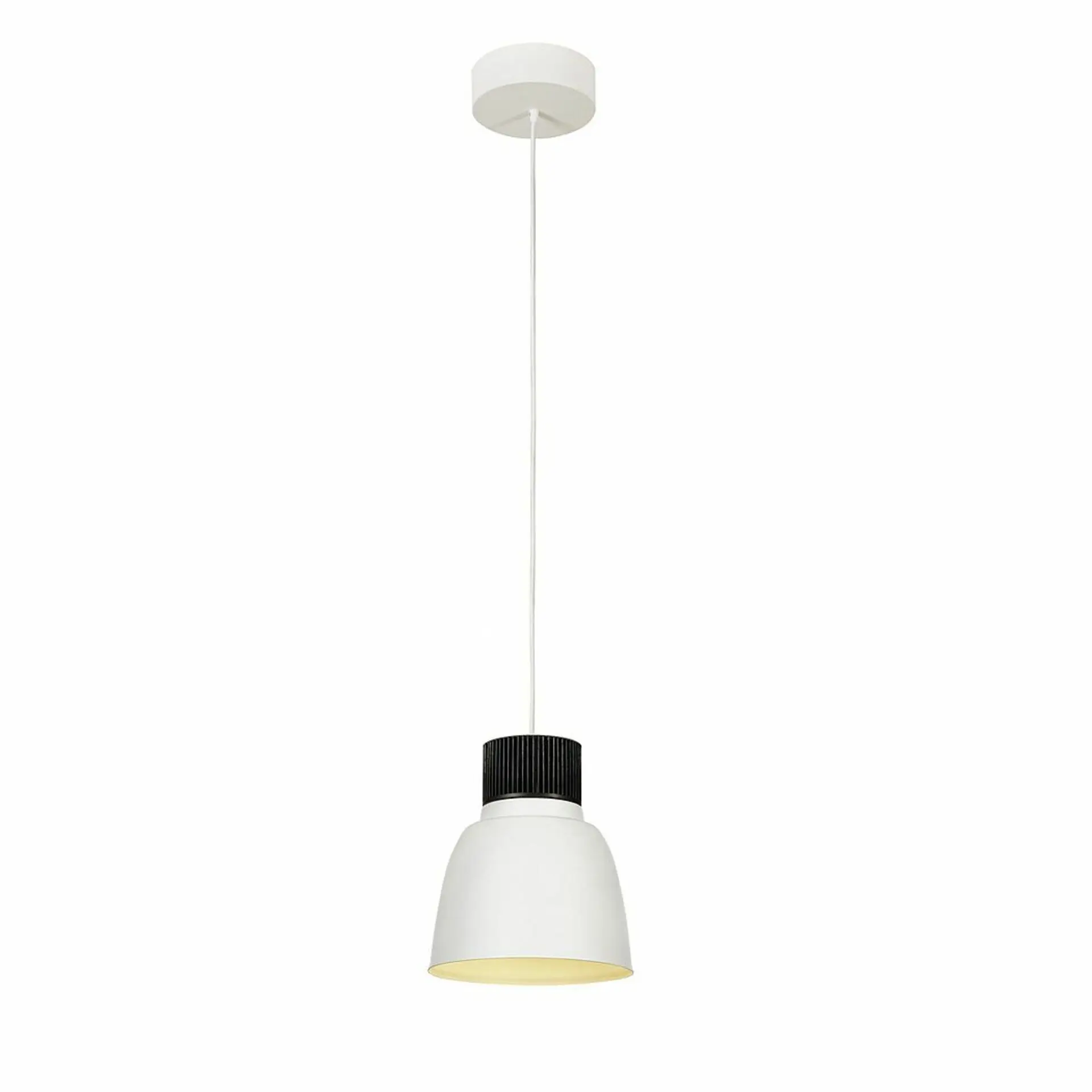 VÝPRODEJ VZORKU BIG WHITE SLV PENTULI, závěsné svítidlo, LED, 3000K, bílé, pr. 24 cm, rozeta bílá, 31 W 165601