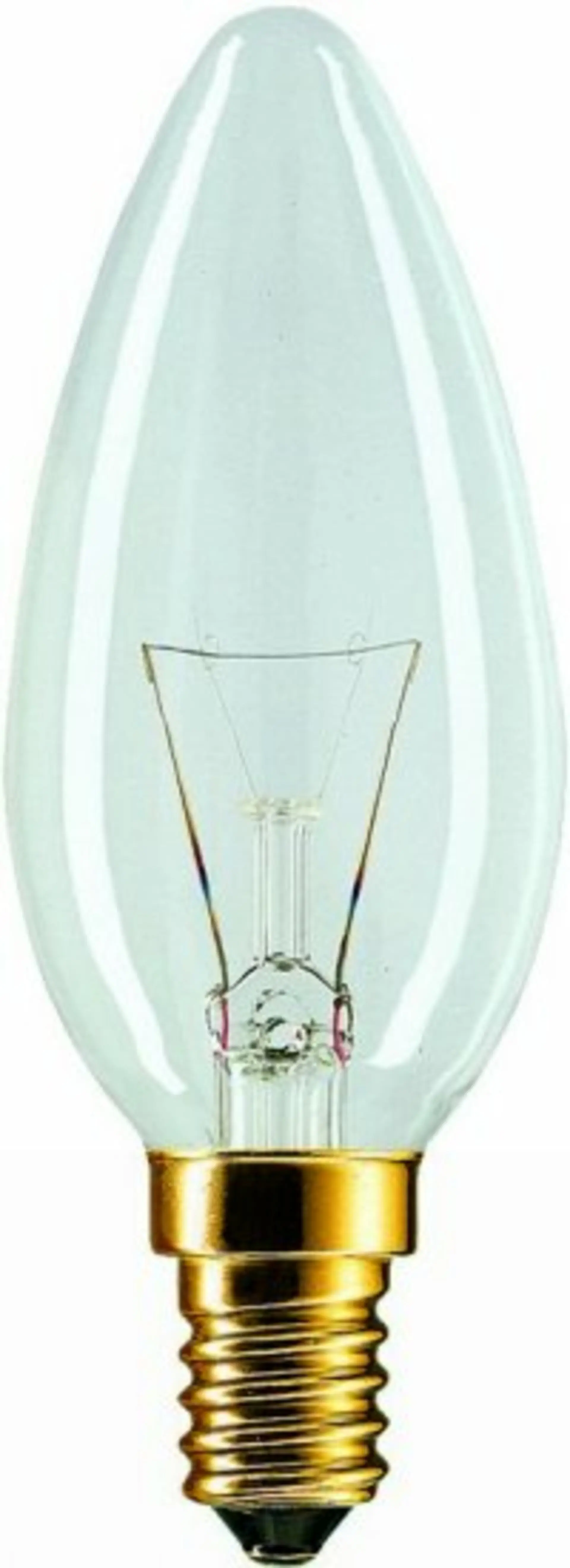 Žárovka průmyslová čirá TES-LAMP 60W E14 B35 svíčka