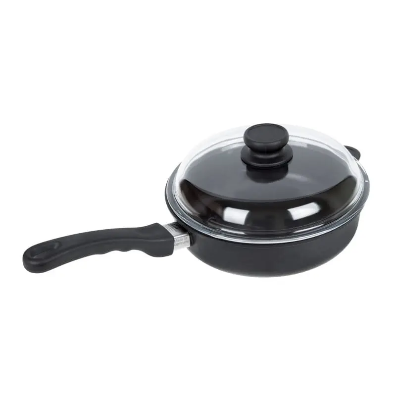 AMT Gastroguss Titanová pánev ø 28 cm x 7 cm / 3.6 l s poklicí