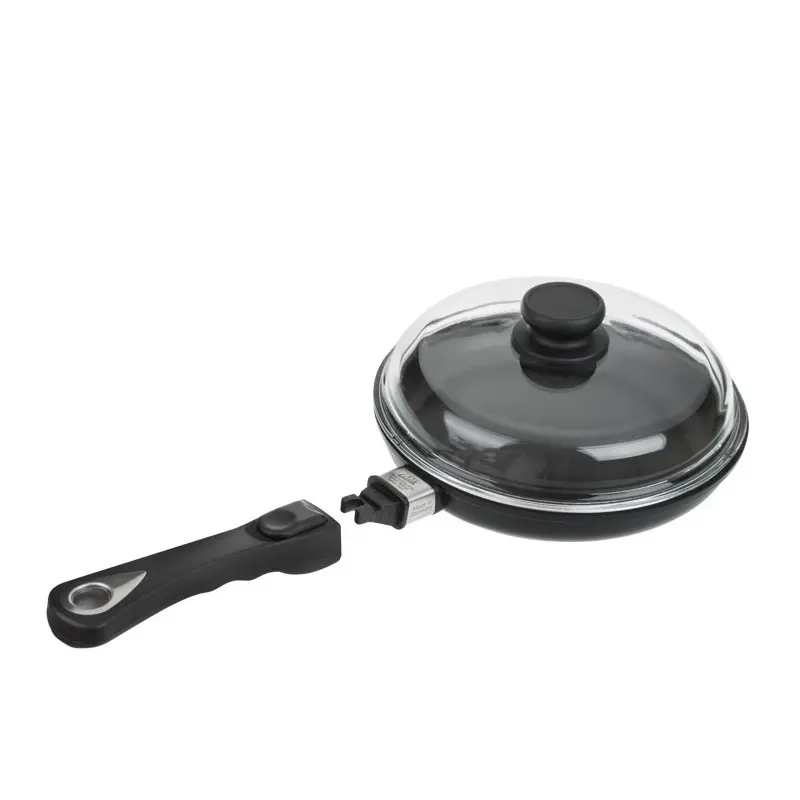 AMT indukční titanová pánev ø 28 cm x 5 cm s odnímatelnou rukojetí