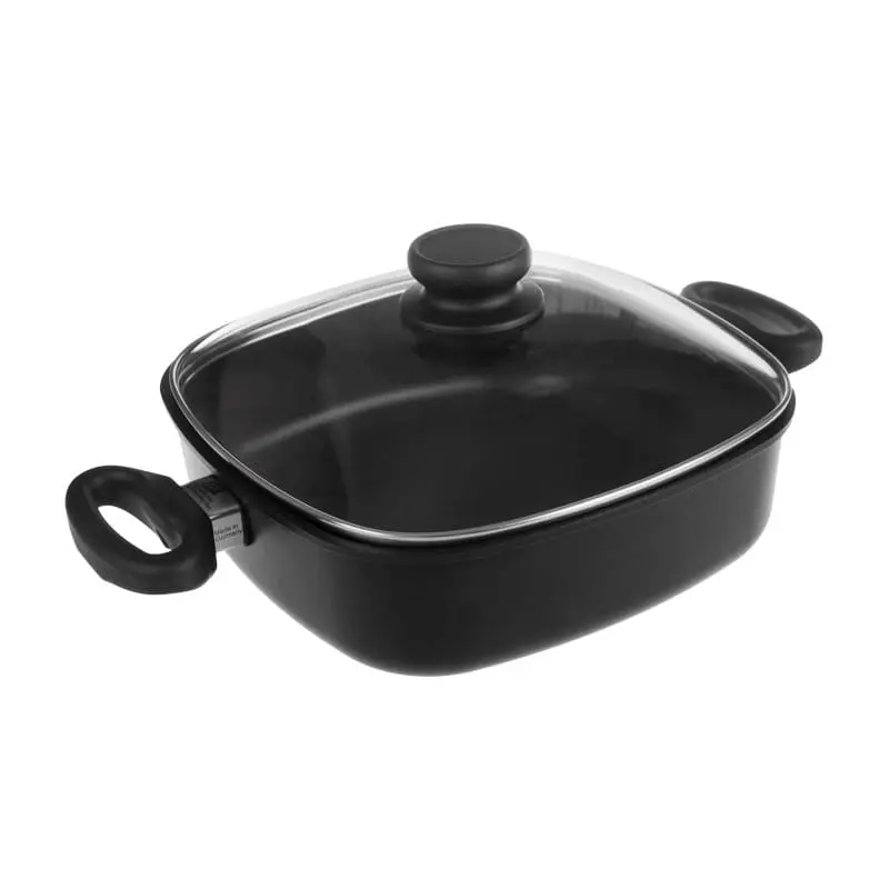AMT Gastroguss Indukční titanový pekáč 24 x 24 x 7 cm / 2.8 l s poklicí
