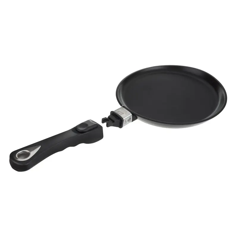 AMT Gastroguss Indukční titanová pánev na palačinky ø 28 cm s odnímatelnou rukojetí