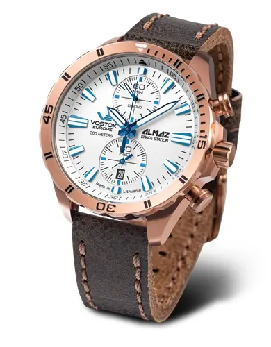 Hodinky Vostok Almaz Chronograf 6S11/320B676 + Dárek zdarma