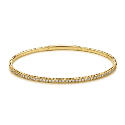 Luxusní zlatý diamantový náramek L'amour Diamonds CB3521Y + dárek zdarma