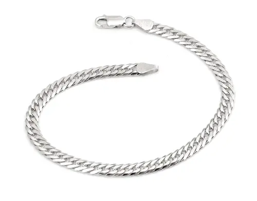 Stříbrný náramek pancr 22 cm 73060F