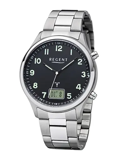 Pánské rádiem řízené hodinky Regent FR-276 + DÁREK ZDARMA