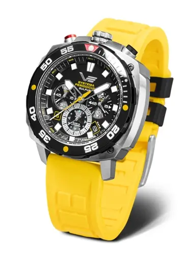 Hodinky Vostok-Europe Systema Periodicum Sulfur VK67-650E725S + Dárek zdarma