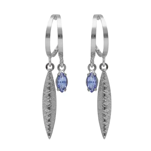 Stříbrné náušnice s krystaly Swarovski VICTORIA CRUZ A4795-09HT + DÁREK ZDARMA