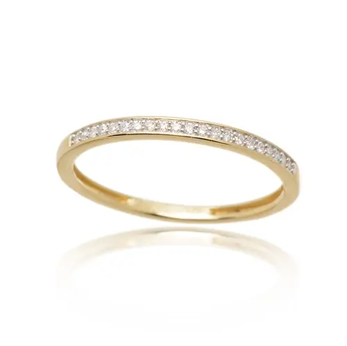Zlatý prsten s diamanty L'Amour Diamonds JR18567Y + dárek zdarma