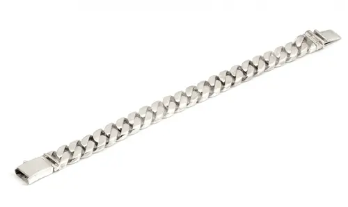 Masivní pánský stříbrný náramek pancr 22 cm STNA0795F + dárek zdarma