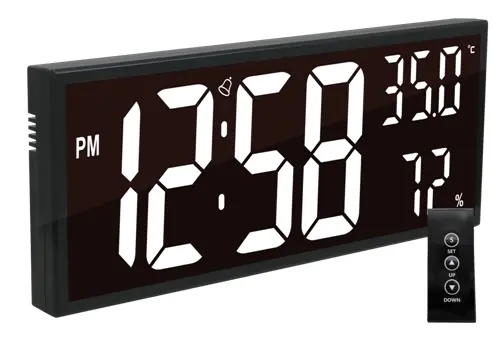 Digitální hodiny s teloměrem a vlhkoměrem JVD DH309.1 + dárek zdarma