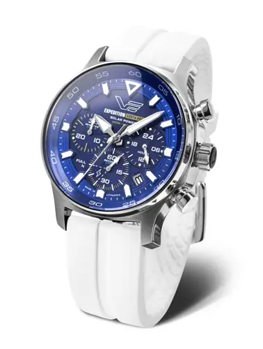 Hodinky Vostok Expedition South Pole Solar Power Chronograf VR42-592A762S + Dárek zdarma