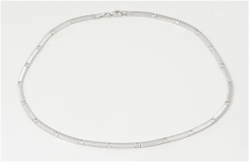 Článkový stříbrný náramek s čirými zirkony 19,5 cm STNA0819F + dárek zdarma