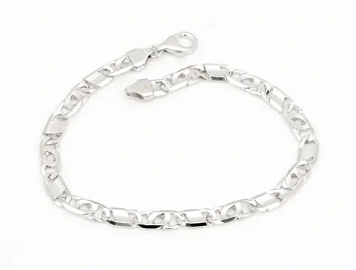 Pánský stříbrný náramek marina 23 cm STNA0850F + dárek zdarma
