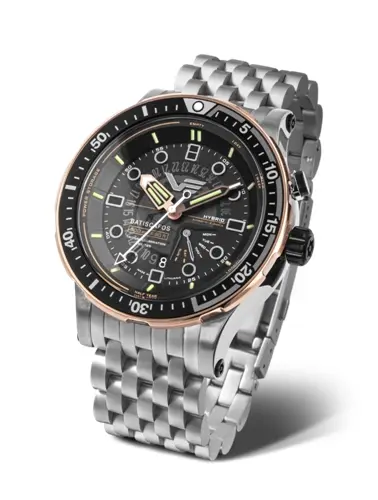 Hodinky Vostok Batiscafos Hybrid PX84-511E769B + Dárek zdarma