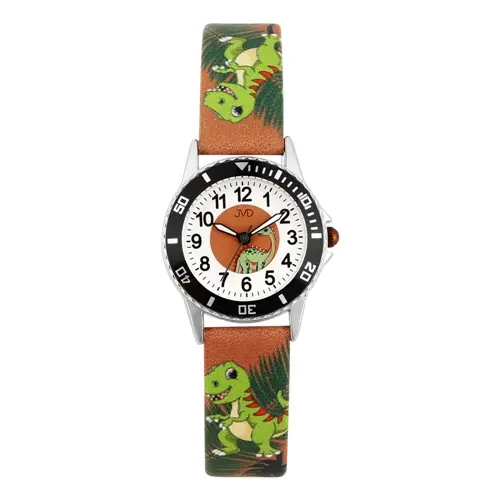 Chlapecké hodinky JVD s motivem dinosaurus J7228.3