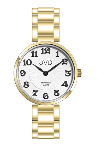 Dámské hodinky JVD titanium J5033.3 + dárek zdarma