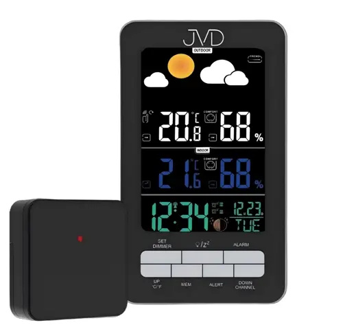 Rádiem řízená meteostanice JVD RB6687.1