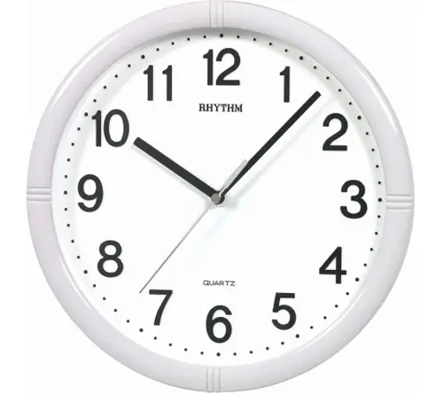 Nástěnné hodiny s plynulým chodem Rhythm CMG434NR03
