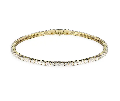 Luxusní zlatý náramek s lab-grown diamanty MOISS BAL00002 + dárek zdarma