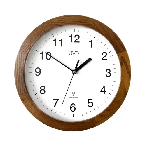 Rádiem řízené nástěnné hodiny JVD NR19019.2 + Dárek zdarma
