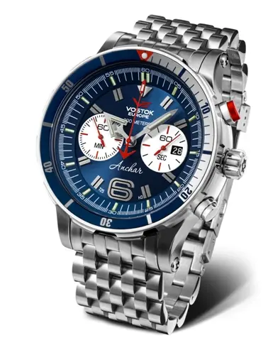 Hodinky Vostok Anchar chrono line 6S21/510A583B + Dárek zdarma