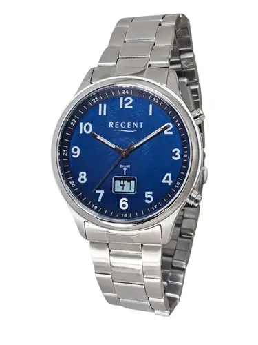 Pánské rádiem řízené hodinky Regent FR-309 + DÁREK ZDARMA