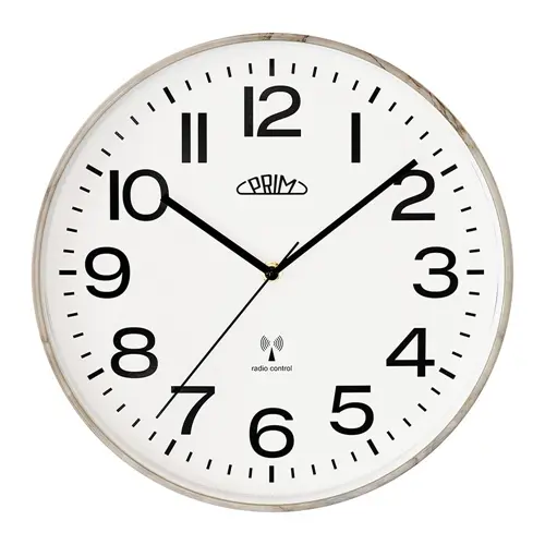 Nástěnné rádiem řízené hodiny Prim E01P.4273.9200