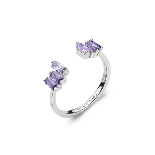 Stříbrný prsten Brosway Fancy Magic Purple FMP15