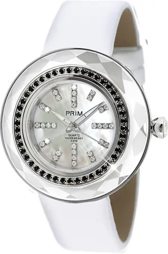 Hodinky Prim Preciosa Onyx White W02C.10310.B + Dárek zdarma