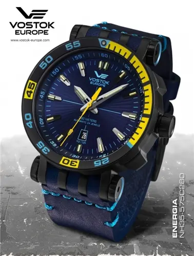 Hodinky Vostok Europe Energia Rocket NH35/575C280 + dárek zdarma